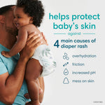 Pampers Pure Protection Diapers, Size 0, 76 Count for Up to 100% Leakproof, Plant-Based Skin Protection