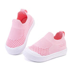 Baby Walking Shoes First Boy Girl Walker Infant Sock Tennis Mesh Sneakers Breathable 6 9 12 18 24 Months Pink Size 12-18 Months Infant