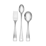 Oneida Little Love 6 Piece Fine Flatware Progress 18/10 Stainless Steel, Silverware Set
