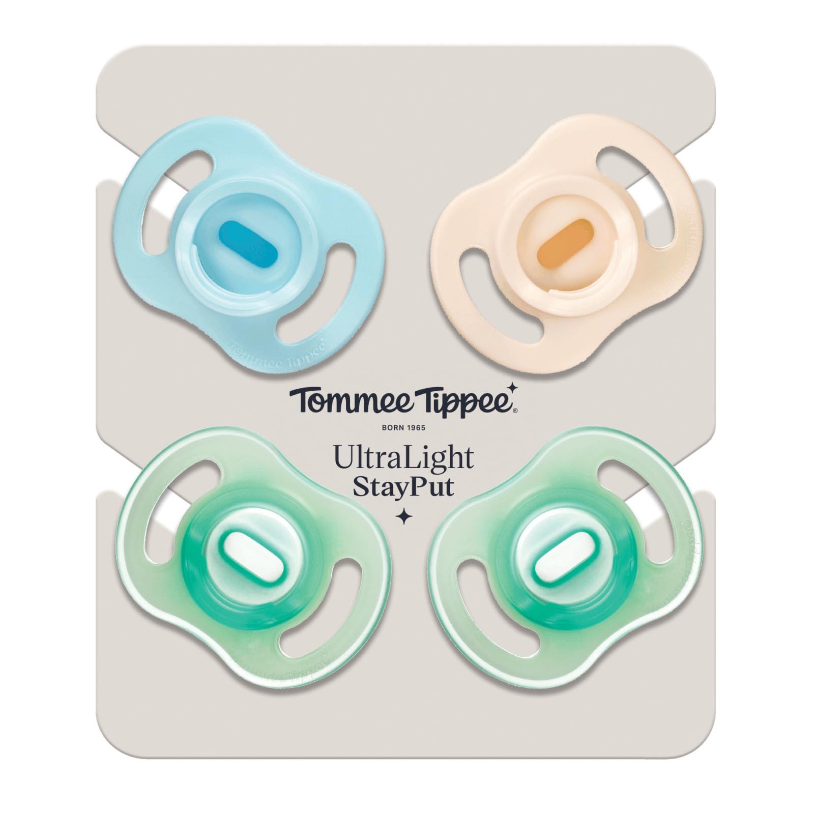 Tommee Tippee Stay Put Pacifier Set, Contains 2 - Nursing & Feeding ...
