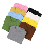Toddler Baby Boys Knit Sweater Girls Pullover Sweatshirt Little Kids Long Sleeve Crew Neck Solid Casual Tops Winter Clothes Navy