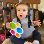 Compact Travel High Chair | Portable High Chair for Baby | Baby Travel Essential Harness Seat | Must Haves for Vacations, Restaurants, Family Visits with Babies | Portable Highchair Seat with Straps