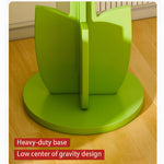 End Table for Sofa - Flower Shaped Side Table & Plant Stand - Unique Nightstand for Girls Bedroom - Modern Bohemian Furniture & Groovy Room Decor - Preppy, Y2K Style Accent Table (Pink Green)