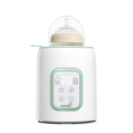 Baby bottle warmer with digital display on a white background