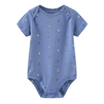 Kiddiezoom Unisex Baby 5-Pack Short-Sleeve Bodysuit baby clothes