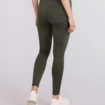 Motherhood Maternity Women's Over The Belly Workout Activewear Pregnancy Leggings with Pockets, Deep Depths, X-Large