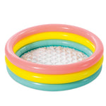 Intex: Inflatable Baby Pool - Sunset Glow - 34"x10", 3 Color Rings, Outdoor & Backyard, Water Splash Kiddie Pool, Soft & Durable, Toddlers-Kids Age 1+