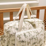 Baby Diaper Bag Tote, Mommy Bag Cute Small Diaper Bags Travel Crossbody Baby Bags Floral Diaper Purse Organizer