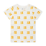 MONICA + ANDY Baby Organic Short Sleeve Crewneck Tee, Puppy BFFs, 12