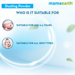 Mamaearth Dusting Powder for Babies | with Organic Oatmeal & Arrowroot | Talc-Free Baby Powder | for Diaper Rash, Sweat or Dry & Irritated Skin | 10.58 Oz/300g