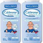 Caldesene Baby Cornstarch Powder with Zinc Oxide, 5 Oz Pack of 2