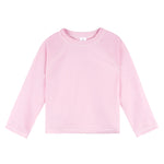 Gerber Unisex Baby Toddler UPF 50+ Long Sleeve Rashguard Swim Rash Guard Shirt, Light Pink, 12 Months US