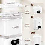 LAREX Baby Bottle Sterilizer and Dryer, 4-in-1 Electric Steam Bottle Sterilizer and Dryer Esterilizador de Biberones, Bottle Sanitizer for Baby Bottles, Pacifiers, Pump Accessories