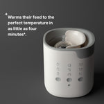 Tommee Tippee Baby Bottle and Food Warmer, Warms Breast Milk, Formula, Jars and Pouches to Body Temperature in Minutes, Automatic Timer, Touch Settings, White