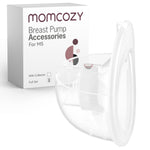 Momcozy M5 Hands-Free Wearable Breast Pump, Double-Sealed Flange for Baby-Like Comfort, 3 Modes & 9 Suction Levels, Portable Electric Pump – 24mm, 2-Pack Cozy Red