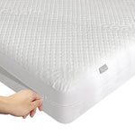 Queen Size Bamboo Rayon Mattress Protector with Zipper - 100% Waterproof Zippered Mattress Cover - Soft & Cooling Noiseless Bed Mattress Covers - Top Removable Mattress Encasement 7-9" Deep