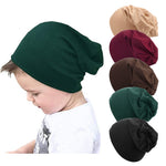 DRESHOW BQUBO 5 Pack Unisex Baby Hats for Kids Cotton Skull Caps Soft Cute Knit Cap Baby Toddler Beanie for 3 Months - 6 Years