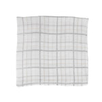 Little Unicorn Premium Cotton Swaddle Baby Blanket | Breathable Fabric | for swaddling, Play, Nursing & More (Grey Plaid)