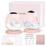 Pink wearable device with accessories on a white background
