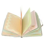 Zeph Hosea Cute Cartoon Notebook Kawaii Journal Notebook Japanese Sketchbook Leather Cover Diary Notepad Travel Notebook,Green