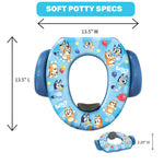 Bluey Soft Potty Seat - Potty Training Toilet Seat, Soft Cushion, Baby Potty Training, Safe, Easy to Clean