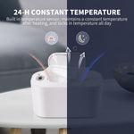 Baby Wipe Warmer and Baby Wet Wipes Dispenser, 5 Modes of Temperature Heating Control Portable Diaper Wipes Warmer for Newborn Baby, Baby Shower Gifts White