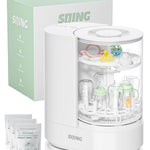 SIJING Bottle Washer Pro, Baby Bottle Washer, Bottle Sterilizer and Dryer, All-in-One Bottle Washer with Visible Glass Chamber, 40-Jet Deep Cleaning, Fits Pump Parts and Baby Essentials