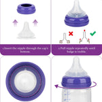 Silicone Nipples for Lansinoh Baby Bottle, Size S,Replacement Bottle Nipple,1m+,Slow Flow, 6 Count