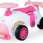 Costzon Toddler Ride On Toys, Foot-to-Floor Sliding Car with Steering Wheel, Music & Under-Seat Storage, Kids Push Ride-Ons, Baby Ride On Toys for Boys Girls 19-36 Months (Police Theme)