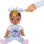 Disney Darlings 13-Inch Interactive Baby Doll – Magical Lights, Sounds, Music & Wand – Stitch-Inspired Nurturing Doll with Accessories – Multiple Skin Tones, Eye Colors – Ages 2 and Up