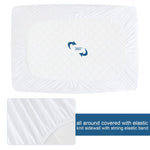 Twin Mattress Protector Waterproof Soft & Breathable Terry, Noiseless Twin Mattress Cover Fitted Sheets up -14'' Twin Mattress Protector for Kids Bed Cover Twin Size Mattress Pad Protecor Machine Wash
