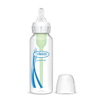 Dr. Brown’s Natural Flow Anti-Colic Options+ Narrow Baby Bottle 8 oz/250 mL, with Level 1 Slow Flow Nipple, 1 Pack, 0m+