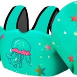 Chriffer Kids Swim Vest Life Jacket for 30-55 Pounds Boys and Girls, Toddler Floaties with Shoulder Harness Arm Wings for 2,3,4,5,6,7 Years Old Baby