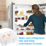 8 Pcs Clear Flat Breast Milk Freezer Storage Organizer, Space Saving Breastmilk Freezer Tray for Breastfeeding Bag Organization, Reusable Breastmilk Storage Containers, 7.48 x 5.11 x 0.67 in
