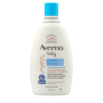 Aveeno baby eczema therapy moisturizing cream bottle on a white background