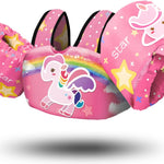 Chriffer Kids Swim Vest Life Jacket for 30-55 Pounds Boys and Girls, Toddler Floaties with Shoulder Harness Arm Wings for 2,3,4,5,6,7 Years Old Baby