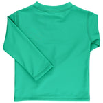 RUGGEDBUTTS® Baby/Toddler Boys Long Sleeve Rash Guard Swim Shirt w/UPF 50+ - Bright Green, 3-6m