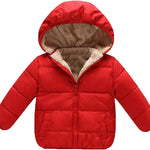Baby Girls Boys' Winter Fleece Jackets With Hooded Toddler Cotton Dress Warm Lined Coat Outer Clothing