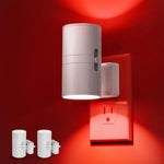 L LOHAS LED Night Light Plug in, Night Lights Plug into Wall, Light Sensor, 0-100LM, Soft White 3000K, Dimmable Night Light, Modern Nightlight for Hallway Bedroom Stairway, 2 Pack