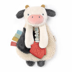 Itzy Ritzy - Itzy Lovey Including Teether - Baby Lovey with Teether, Textured Ribbons & Dangle Arms - Features Crinkle Sound, Sherpa Fabric and Minky Plush (Sloth)