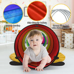 Kids Play Tunnel for Toddlers 1-3 Colorful Pop Up Baby Tunnel for Kids to Crawl Through 6 Foot with Breathable Mesh Collapsible Toddler Toys Gift for Children or Dog