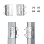 Garage Door Lock Kit with Spring Latch （Including All Hardware） Garage Door Lock Set Fits 1-3/8" Through 2" Thick Doors(Random Keyed) for Single/Double max Width to 18ft
