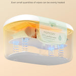 Momcozy New Baby Wipe Warmer, Large Capacity Wipe Dispenser Compatible with 60-80pcs,10-Min Fast Heating,4 Temperature Modes,Innovative Spring Design,Silicone&Top Seals,Even Heating,3-Level Nightlight