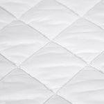 SERTA Power Clean Triple Action Quilted Soft Waterproof Mattress Pad Protector, Moisture Wicking Protection with 15" Deep Pocket, King, White