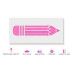 Pencil Craft Stencil - School Stencils, Engage Minds with Creative Educational Stencil Projects
