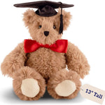 Vermont Teddy Bear Super Soft Almond Brown Teddy Bear – 18 Inch Plush Stuffed Animal to Sleep with, Cozy Bear Plush, Crafted in The USA