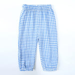 MYGBCPJS Baby Boys Girls 2 Pack Cotton Linen Long Bloomers Graphic Printed Trousers Ankle Length Kids Elastic Waist Pants
