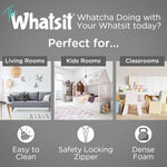 Children's Factory The Whatsit Modular Kids Couch, Toddler Sofa Bed, Modular Play Couch, Gray