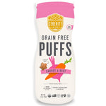 Serenity Kids 6+ Months Grain-Free Toddler & Baby Puffs - No Added Sugar - No Gluten or Rice - BPA & Allergen-Free, with Organic Cassava, Veggies & Herbs - Puffs Variety Pack - 6 Count
