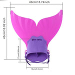 Adjustable Mermaid Swim Fin for Swimming Training Girl ,Boys ,Kids ,Children by AIWANK